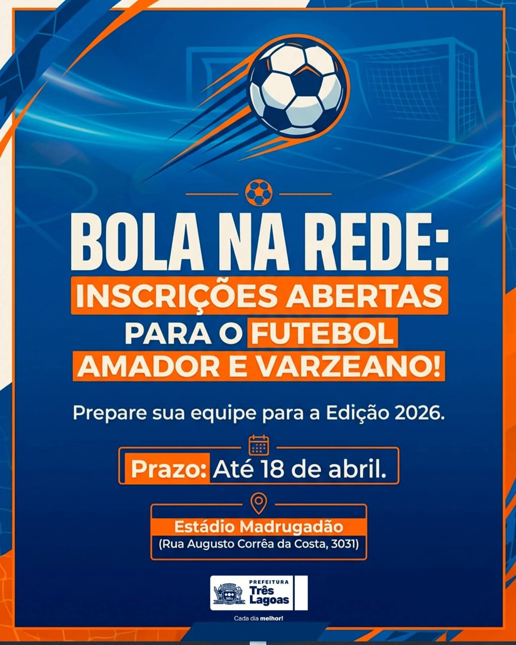 Bola na REDE - Inscrições Abertas