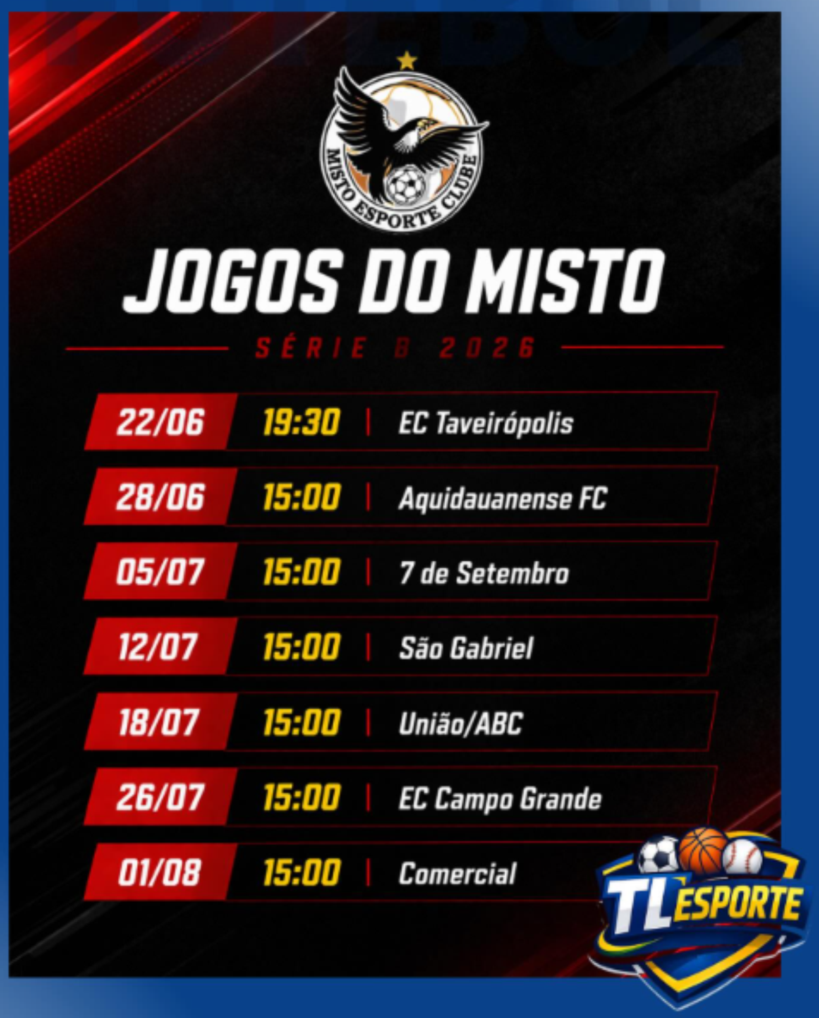 Jogos do Misto - Série B